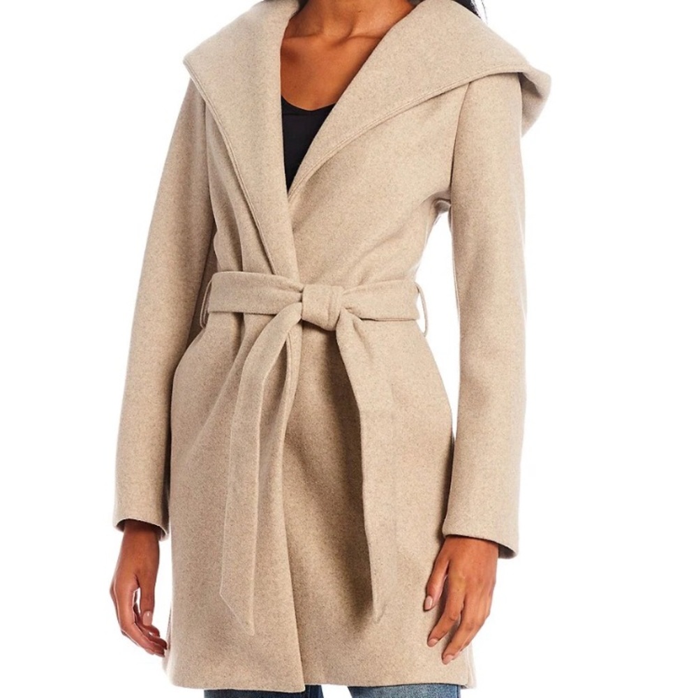 NWT GB Belted Coat- very soft and warm! XS